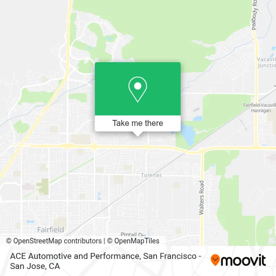 ACE Automotive and Performance map