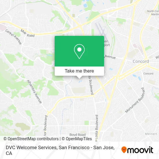 DVC Welcome Services map