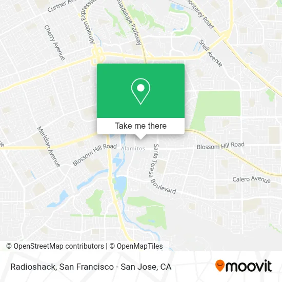 Radioshack map