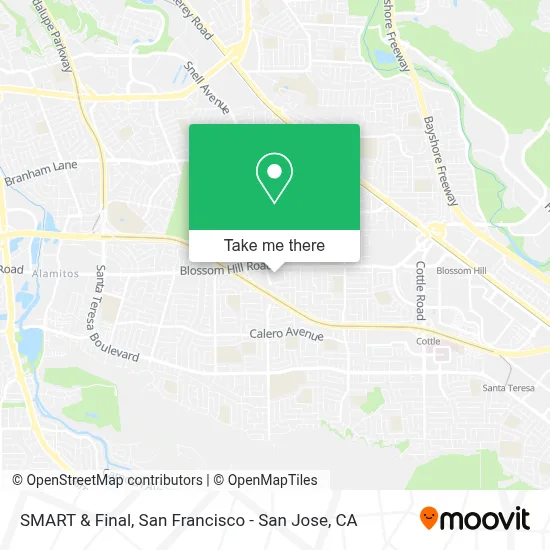 SMART & Final map