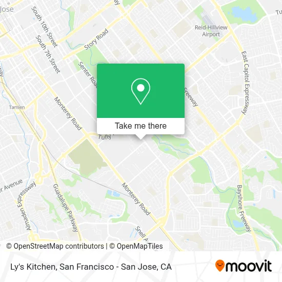 Ly's Kitchen map