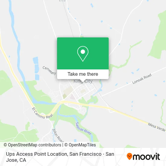 Ups Access Point Location map
