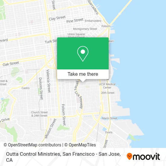Outta Control Ministries map