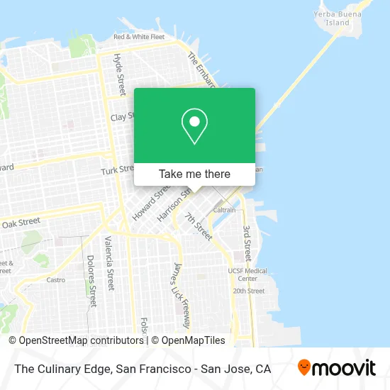 The Culinary Edge map