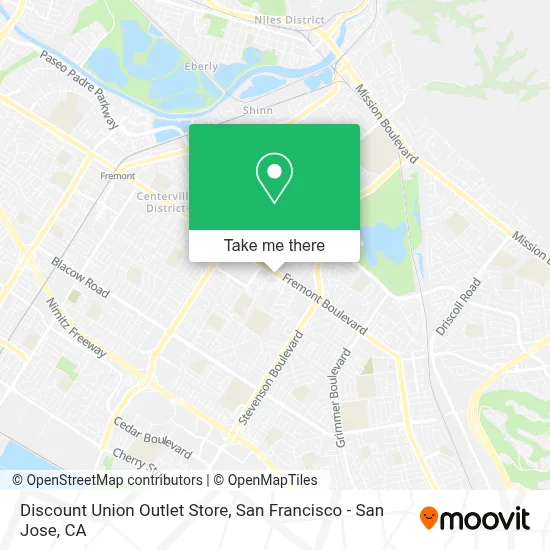 Discount Union Outlet Store map