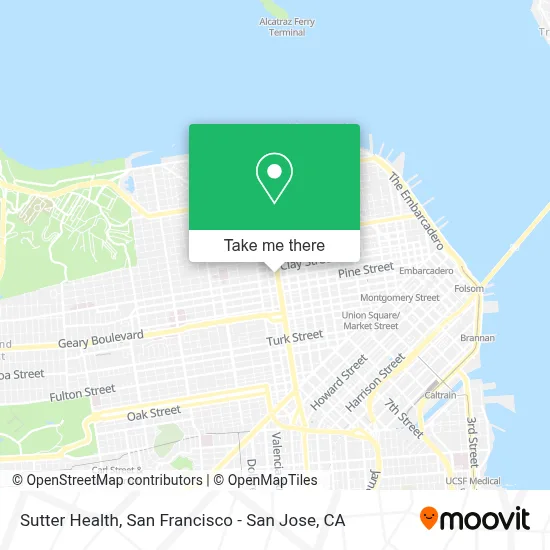 Sutter Health map