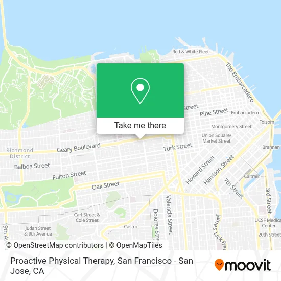 Proactive Physical Therapy map