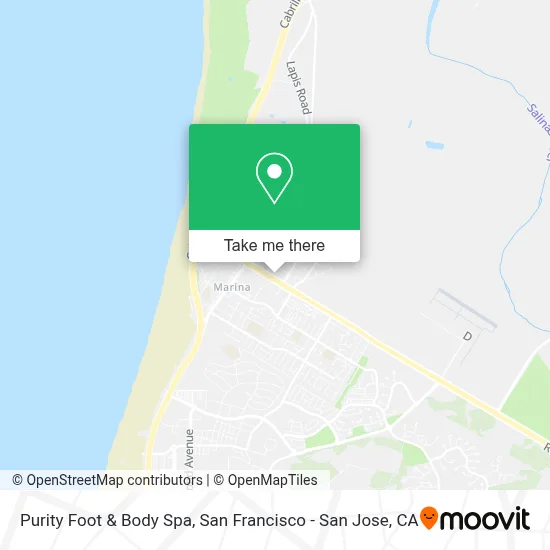 Purity Foot & Body Spa map