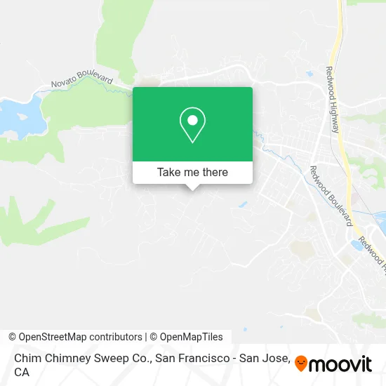 Chim Chimney Sweep Co. map