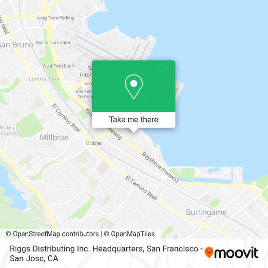 Riggs Distributing Inc. Headquarters map