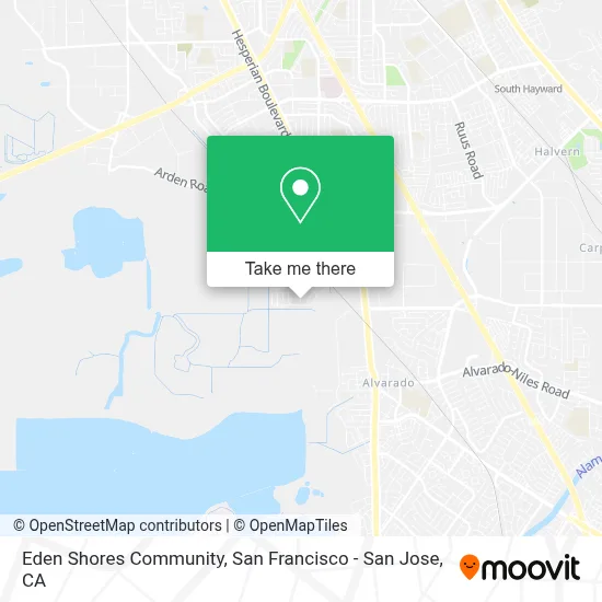 Eden Shores Community map