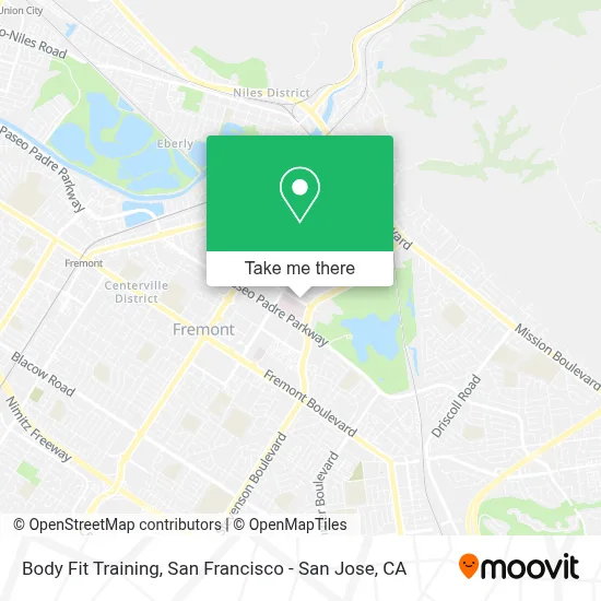 Body Fit Training map