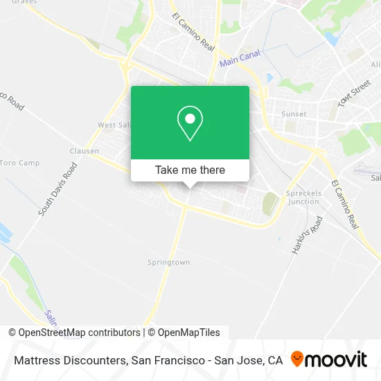 Mattress Discounters map