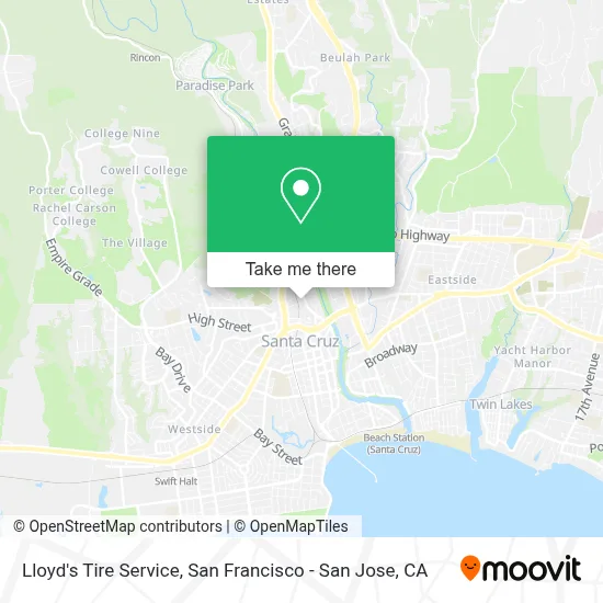Lloyd's Tire Service map