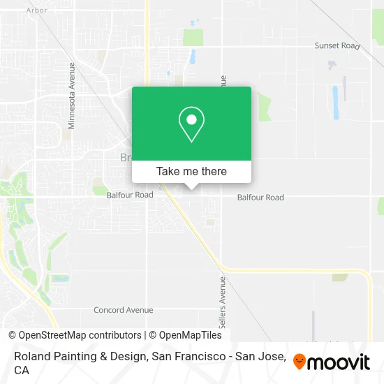 Roland Painting & Design map