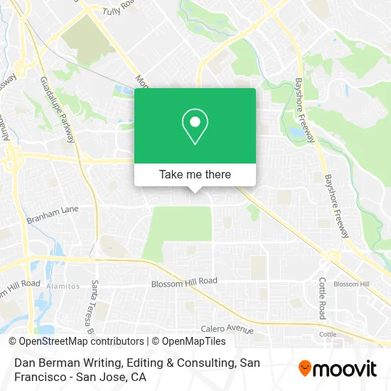 Dan Berman Writing, Editing & Consulting map