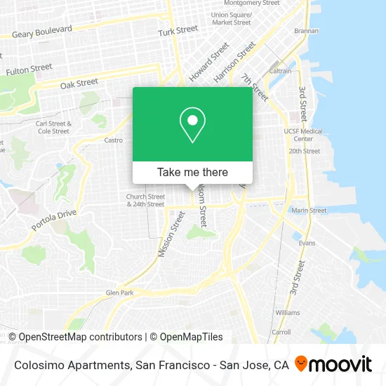Colosimo Apartments map