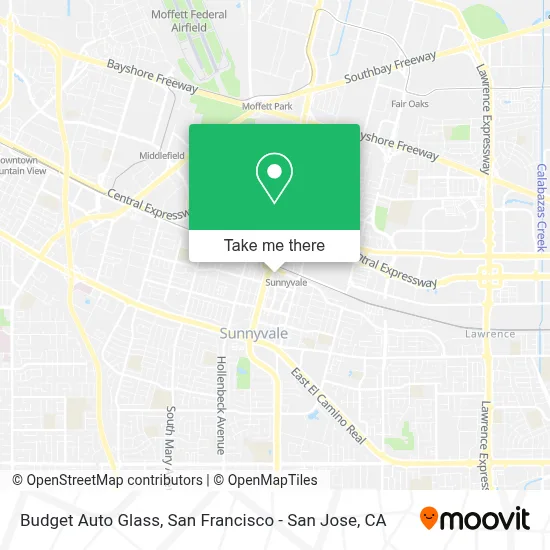 Budget Auto Glass map