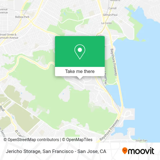 Jericho Storage map