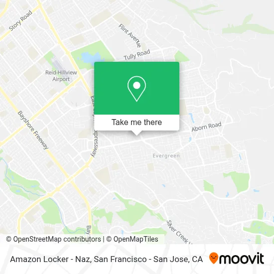 Amazon Locker - Naz map