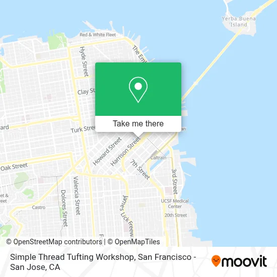Simple Thread Tufting Workshop map