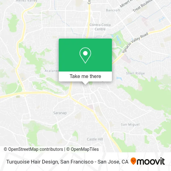 Turquoise Hair Design map