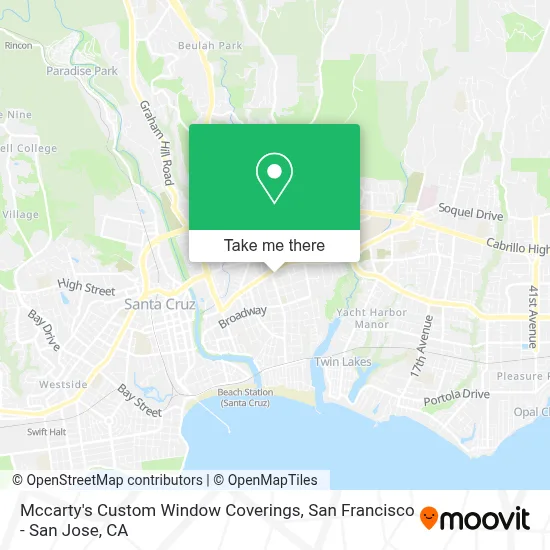Mccarty's Custom Window Coverings map
