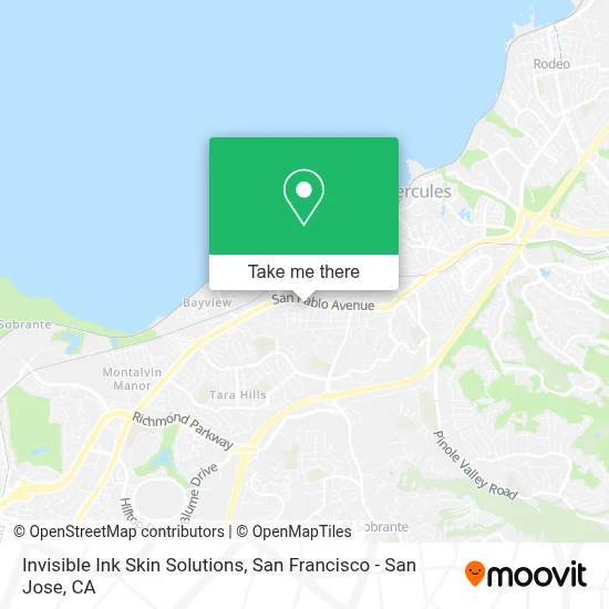 Invisible Ink Skin Solutions map