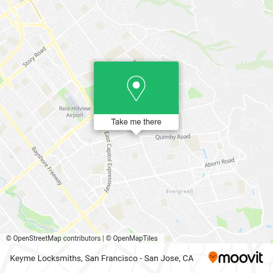Keyme Locksmiths map