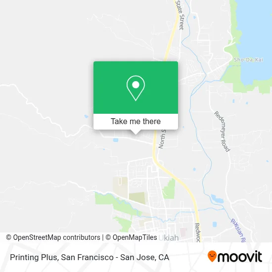 Printing Plus map