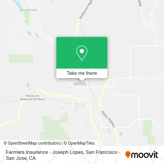 Farmers Insurance - Joseph Lopes map