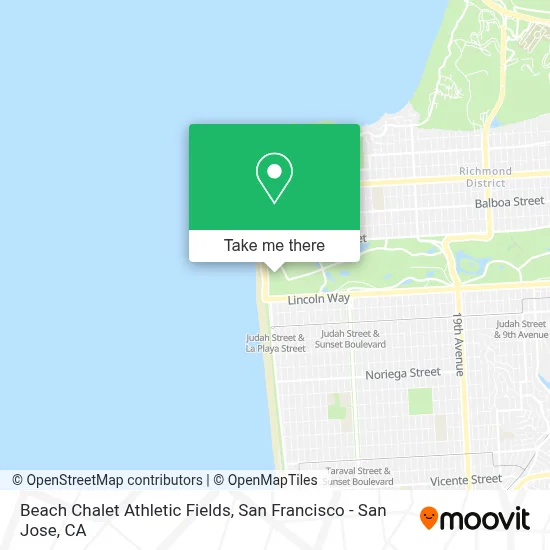 Beach Chalet Athletic Fields map