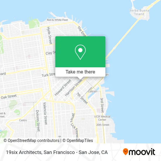 19six Architects map