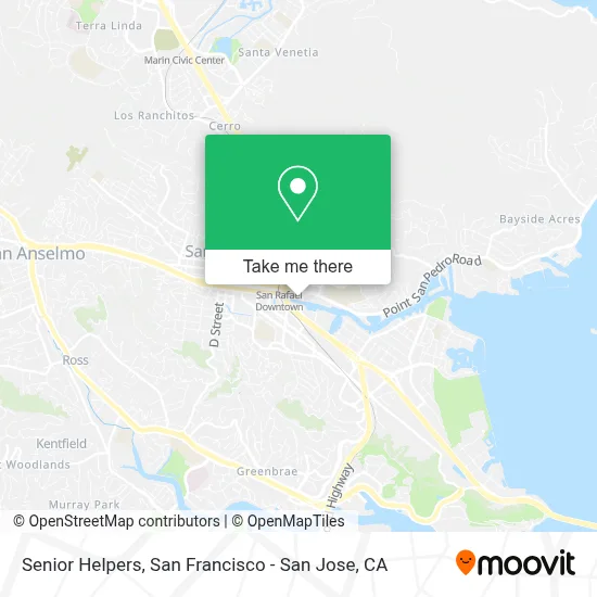 Senior Helpers map
