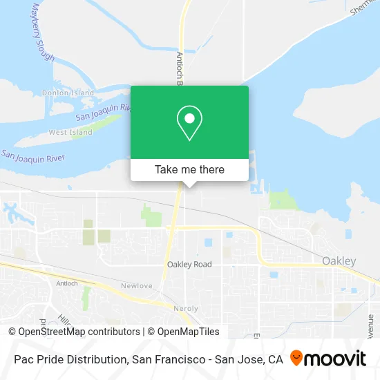 Pac Pride Distribution map