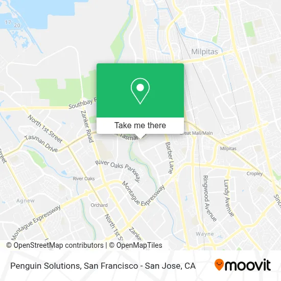 Penguin Solutions map