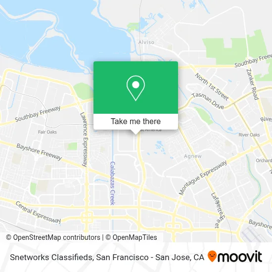 Snetworks Classifieds map