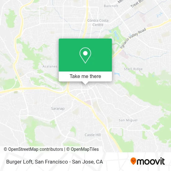 Burger Loft map