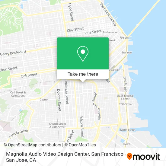 Magnolia Audio Video Design Center map