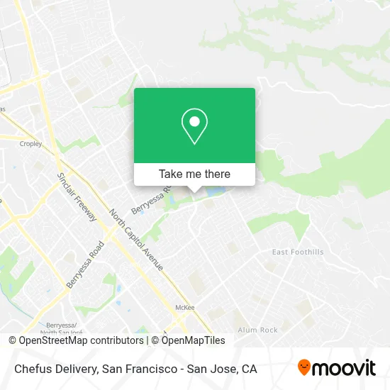 Chefus Delivery map