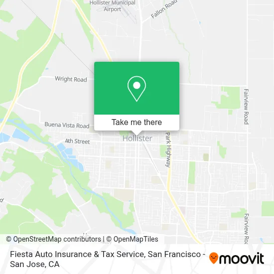Fiesta Auto Insurance & Tax Service map