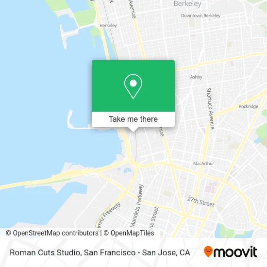 Roman Cuts Studio map