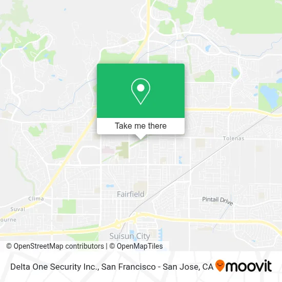 Delta One Security Inc. map