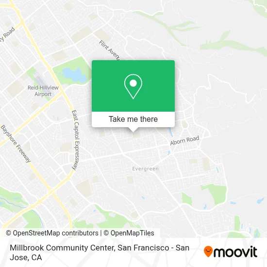 Millbrook Community Center map