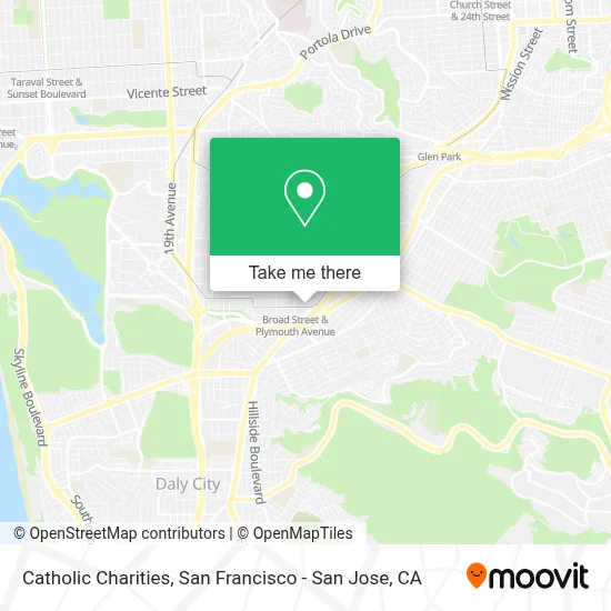 Catholic Charities map