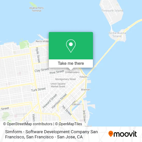 Simform - Software Development Company San Francisco map