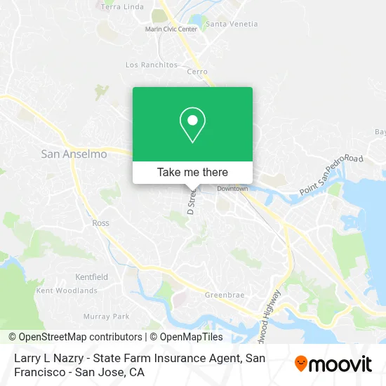 Larry L Nazry - State Farm Insurance Agent map
