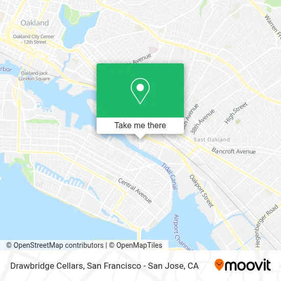 Drawbridge Cellars map