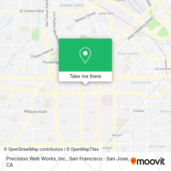 Precision Web Works, Inc. map