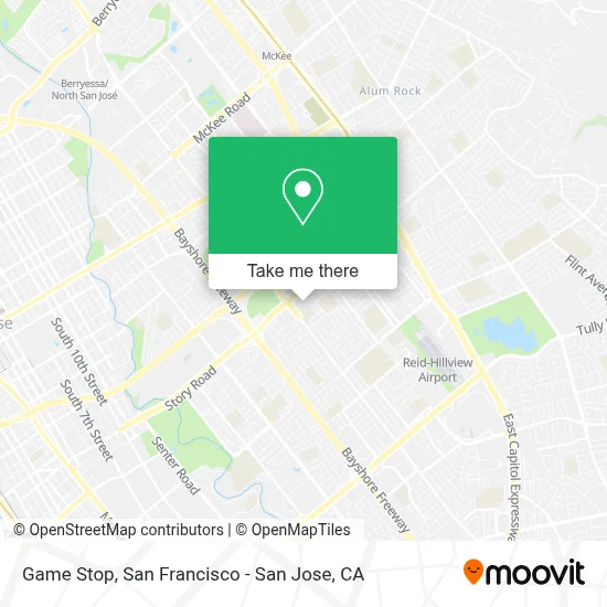 Game Stop map